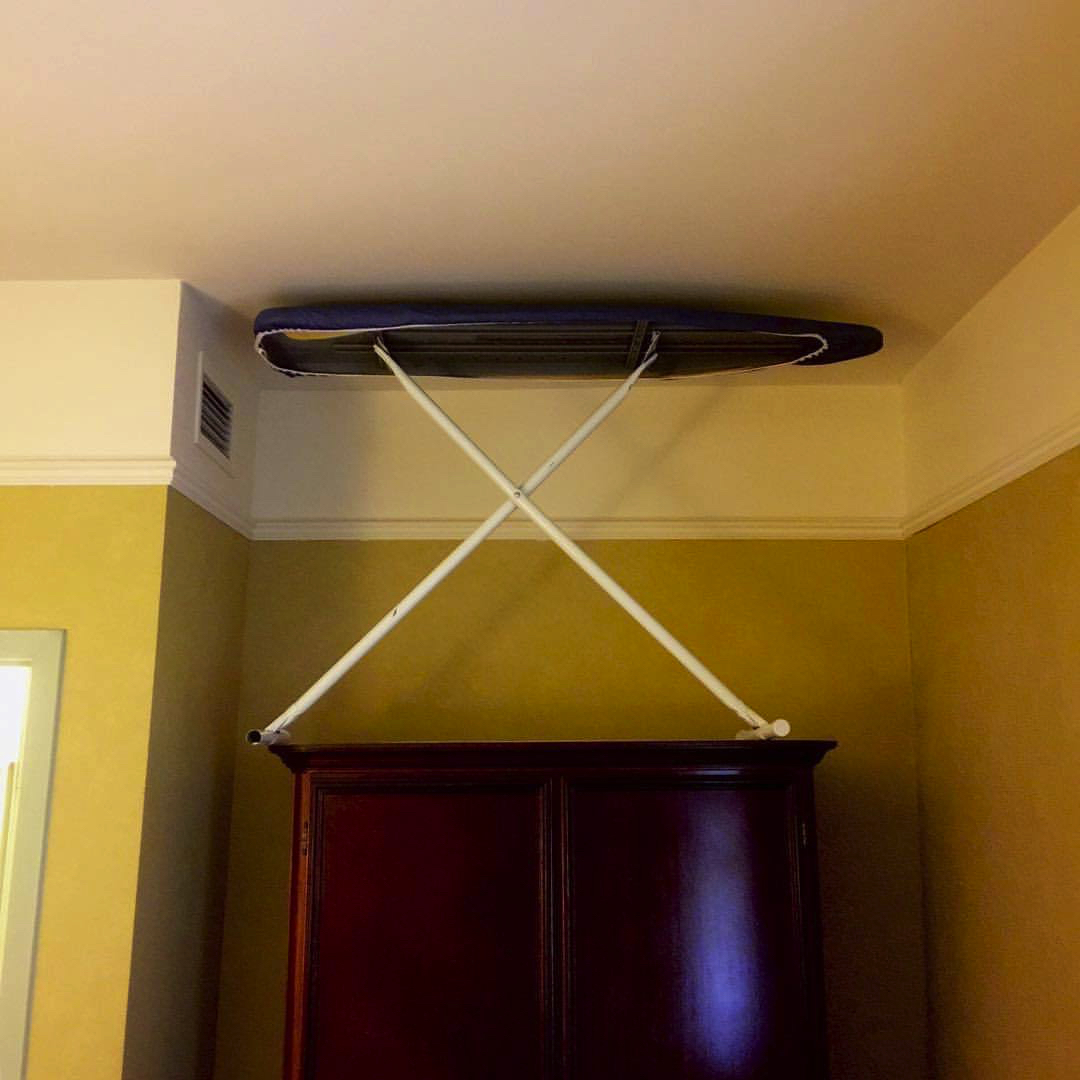 2017 05 05 - 125 of 365 . armoire, ironing board