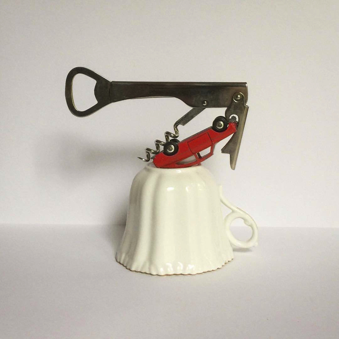2017 05 14 - 134 of 365 . cup, car, corkscrew