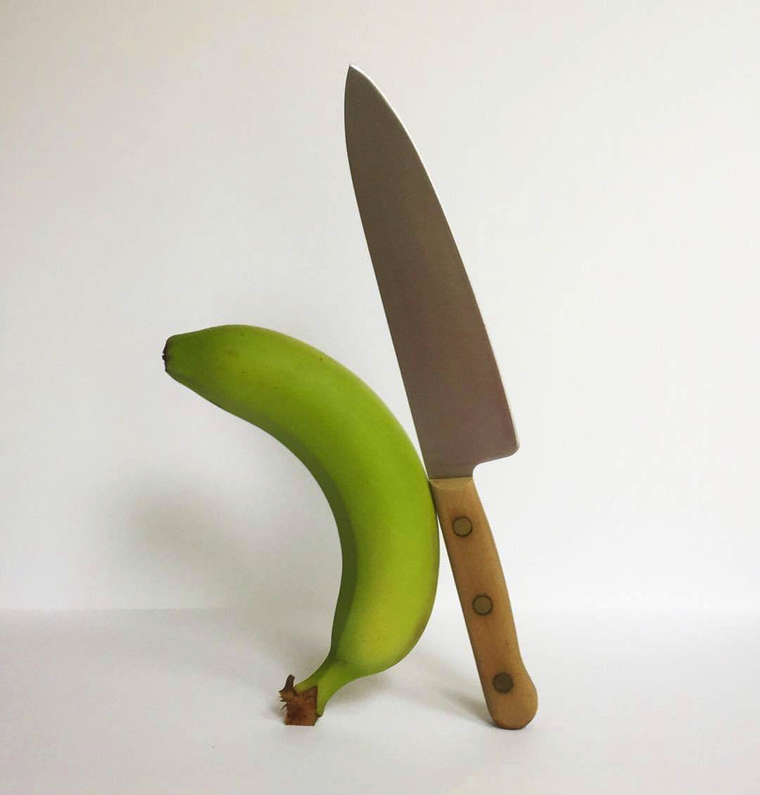 2017 05 15 - 135 of 365 . banana, knife