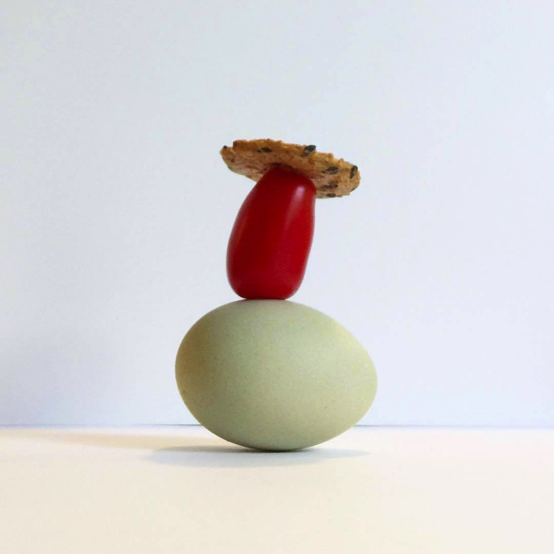 2017 08 07 - 219 of 365 . egg, tomato, cracker