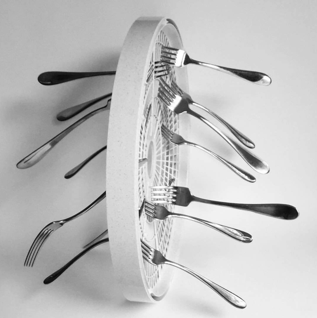 2017 09 20 - 263 of 365 . fourteen forks, drying rack